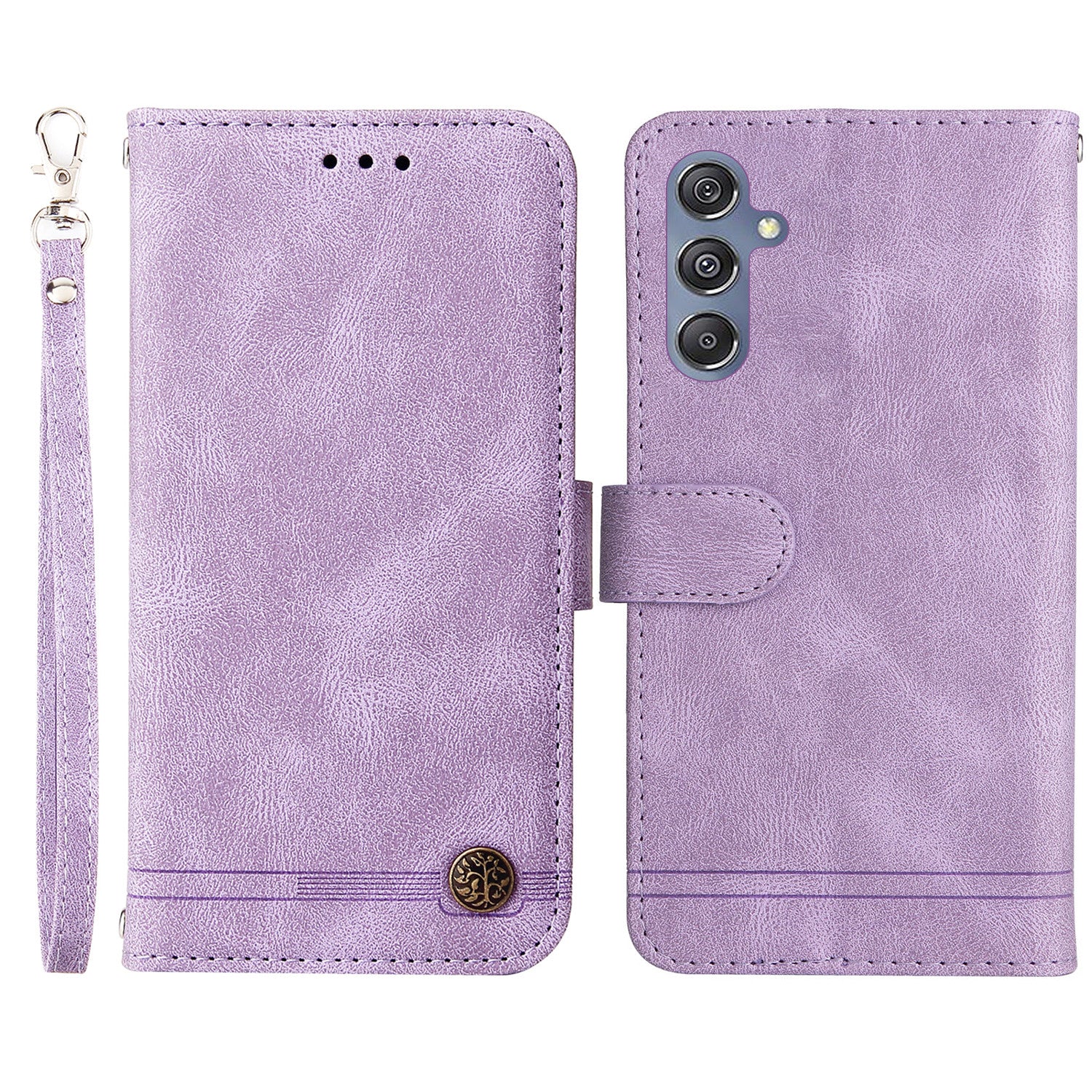 For Samsung Galaxy F34 5G M34 5G Imprinted Lines Stand Wallet Cover Anti-drop PU Leather Phone Case For Samsung Galaxy F34 5G M34 5G Imprinted Lines Stand Wallet Cover Anti-drop PU Leather Phone Case